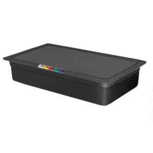 Гастроемкость GN1/1х100 полипропилен черный Restola 422100113