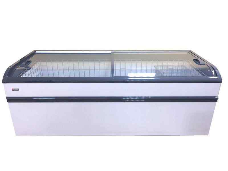 БОНЕТА МОРОЗИЛЬНАЯ FROSTOR F 2100 ВЕ С ГНУТЫМ СТЕКЛОМ