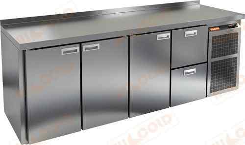СТОЛ С МОРОЗИЛЬНЫМ ШКАФОМ HICOLD GN 1112 BR2 BT (R290)