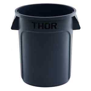 Контейнер THOR D 490мм H 570мм 75л пластик серый TRUST 1012GY