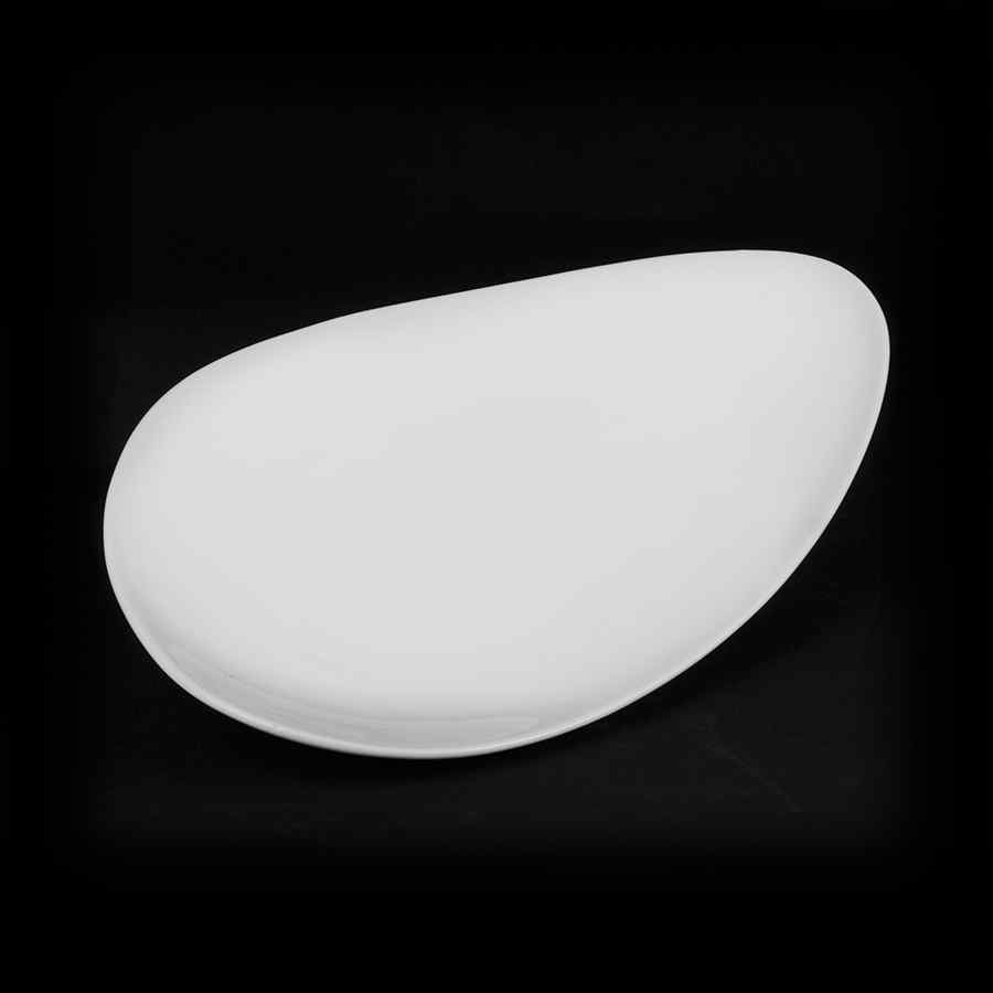 Тарелка овальная «Chan Wave» 360 мм [ivory LQ-QK15054]