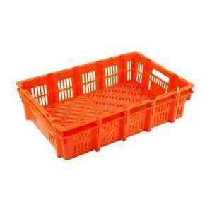 Ящик 600х400х150мм для заморозки цыплят перфорированный красный ПОЛИМЕР 16040045