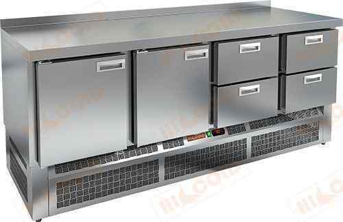 СТОЛ С МОРОЗИЛЬНЫМ ШКАФОМ HICOLD BN 1122/BT (R290)