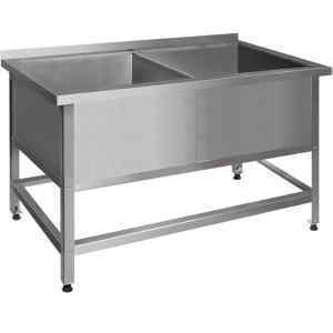 Ванна котломоечная Финист ВКЛ-2(1600х800х850) отверстие для смесителя, борт