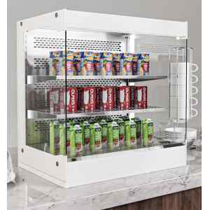 Витрина холодильная встраиваемая Финист FRESH CUBE Compact FCc-10/7/1035 (1000х700х1035/1635) RAL9016
