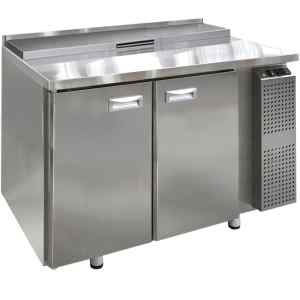 Стол для салатов Финист СХСмс-700-2 (1200х700х850) (4GN1/3 с крышкой) борт 45мм