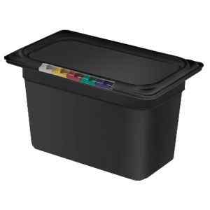 Гастроемкость GN1/4х150 полипропилен черный Restola 422101713