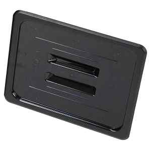 Крышка для гастроемкости GN1/3 с ручкой поликарбонат черный Enigma Cookware 1/3 LID black