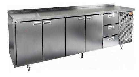 СТОЛ С МОРОЗИЛЬНЫМ ШКАФОМ HICOLD GN 11113 BR3 BT (R290)