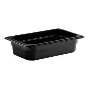 Гастроемкость GN1/4х65 поликарбонат черный Cambro 42CW-110