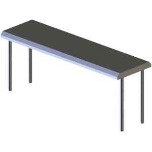 Полка настольная для линии раздачи Light Gastrolux ПН-113/1