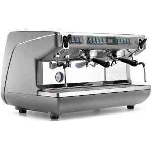 Кофемашина рожковая Nuova Simonelli Appia LIFE 2gr Timer 220V metallic grey+high groups+economizer