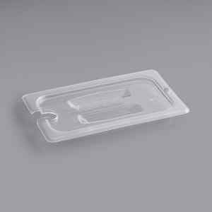 Крышка для гастроемкости GN1/4 с ручкой и вырезом поликарбонат Cambro 40CWCHN-135