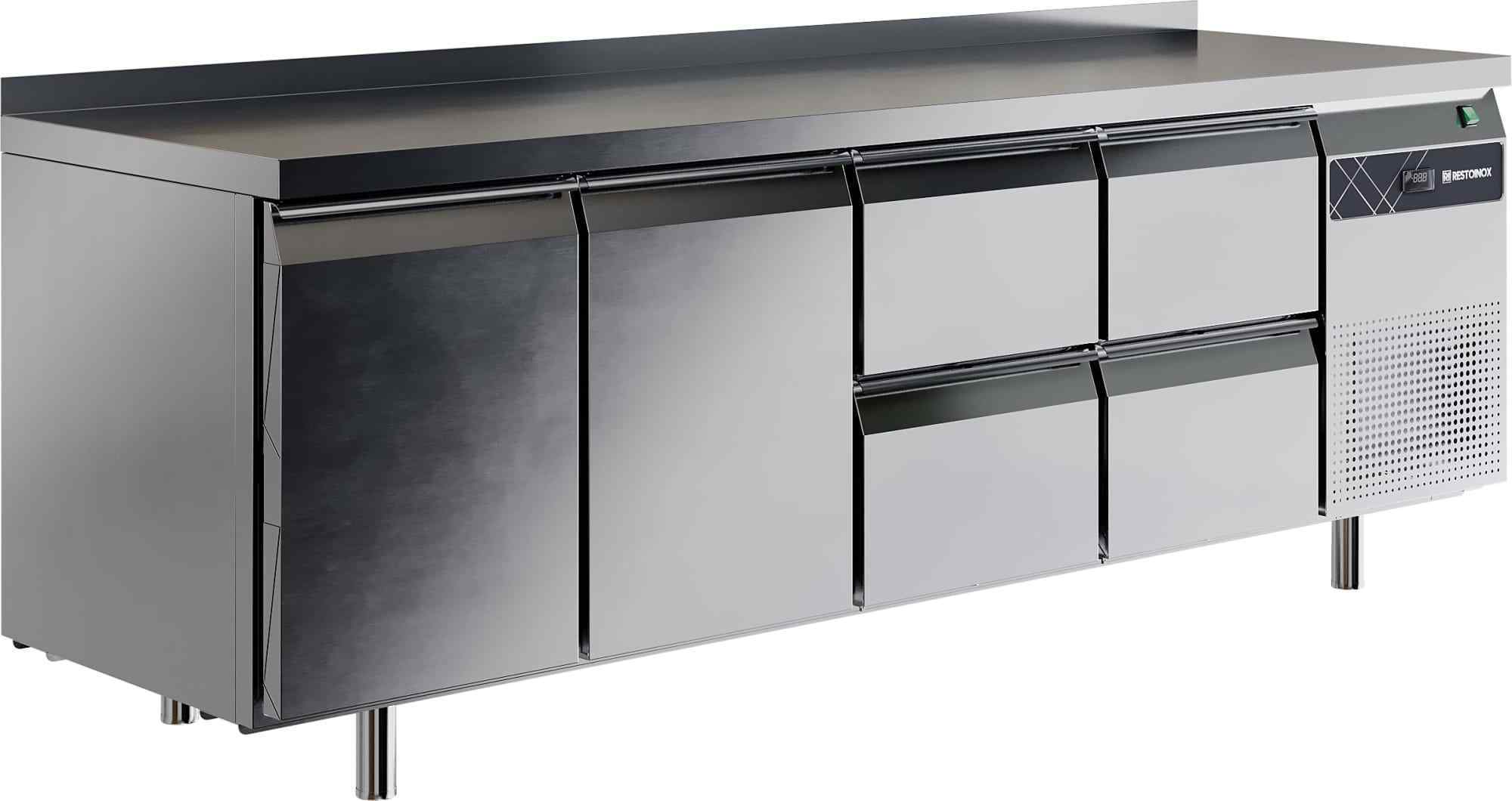 Стол морозильный RESTOINOX SHN-1122GN-B (2 дв.+4 ящ.)