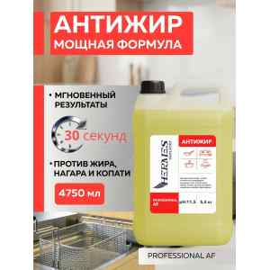 Средство моющее для удаления жира, нагара, копоти Hermes Industry PROFESSIONAL Антижир AF 5,4 кг, фото 2