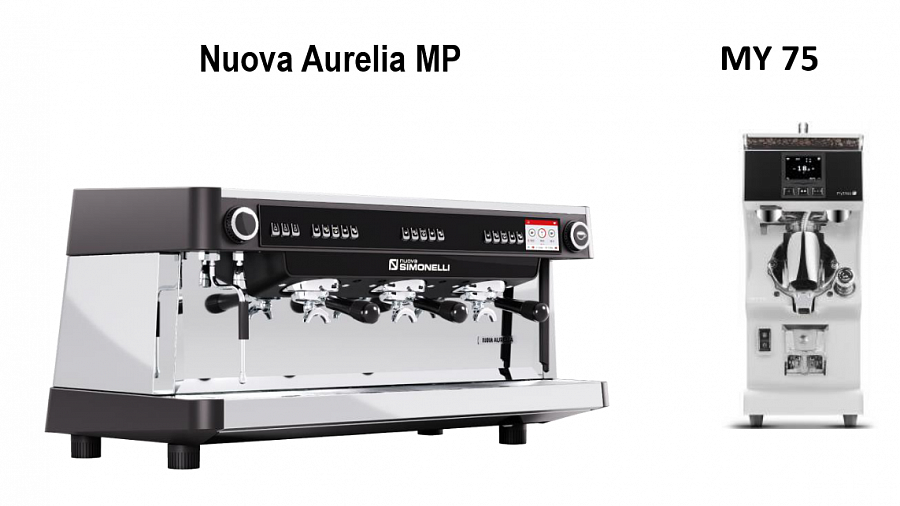 КОФЕМАШИНА РОЖКОВАЯ NUOVA SIMONELLI AURELIA WAVE T3 2GR V 380V ВЫС. ГР. АВТОМАТ БЕЛЫЙ ЖЕМЧУГ, фото 2